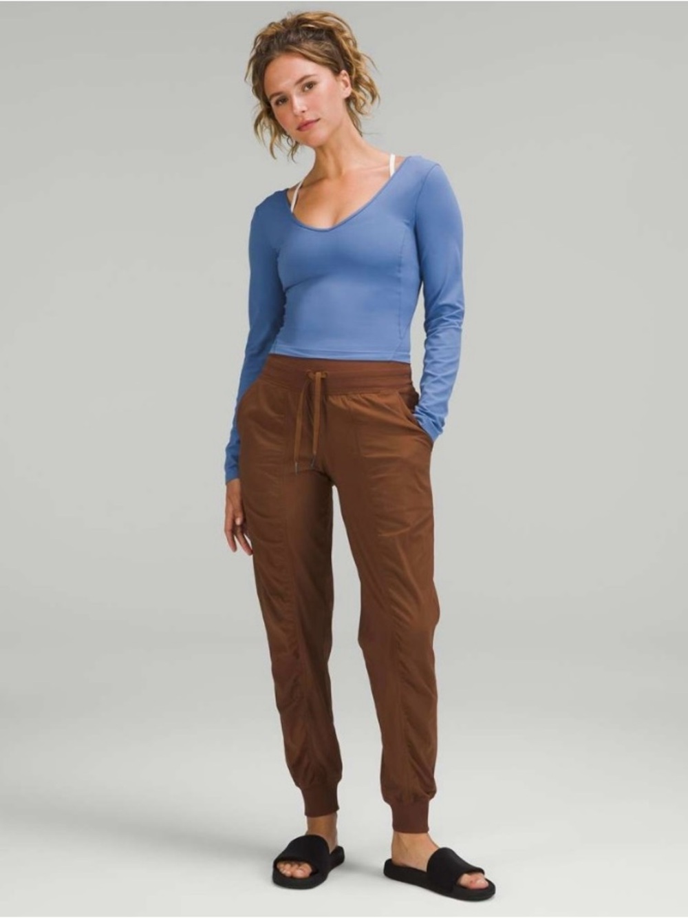Lululemon Dance Studio Joggers Roasted Brown size 4